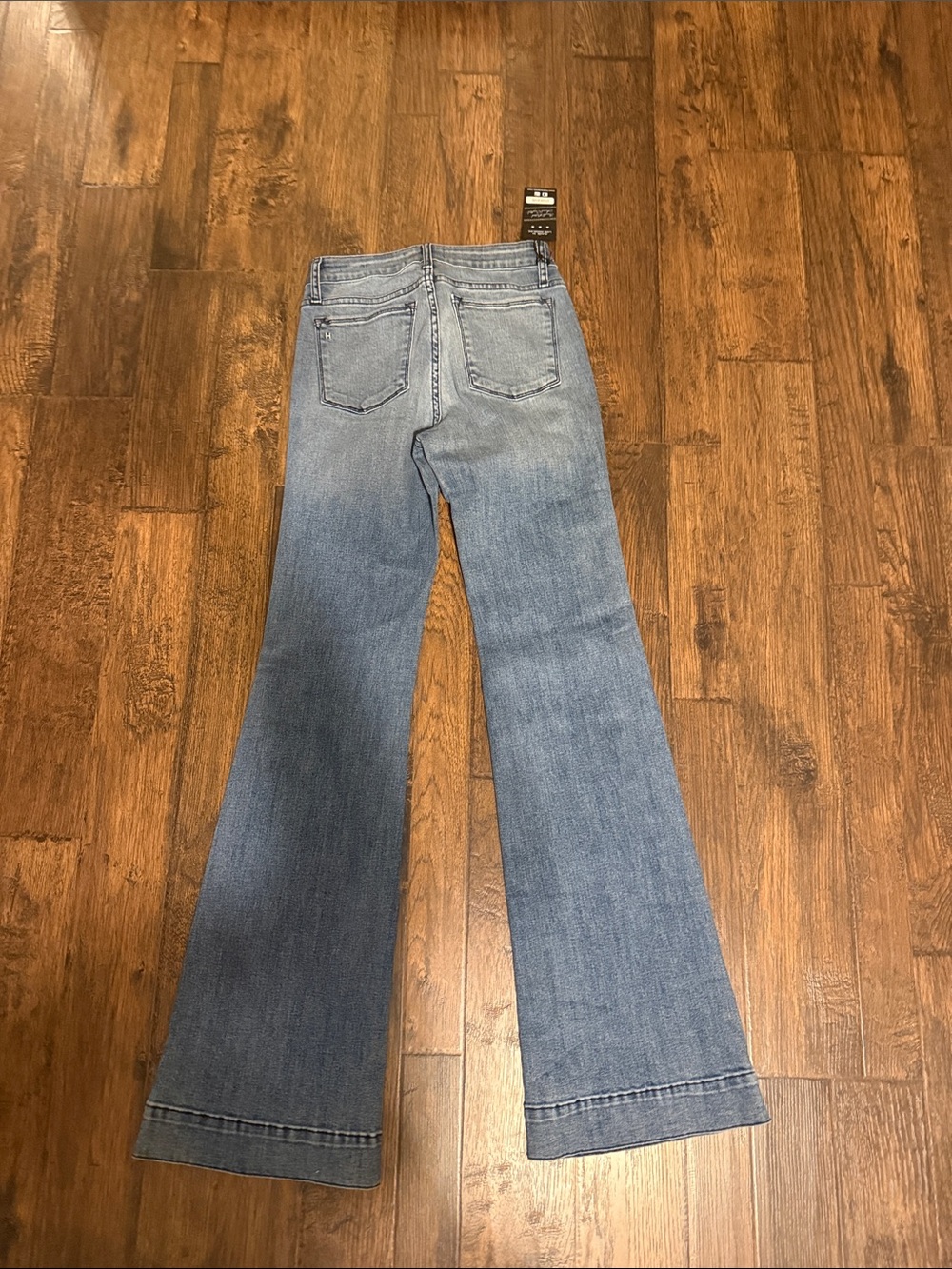 High-Rise Light Blue Flare Jeans - Women
